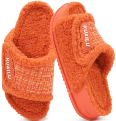 Cushion Slippers for Women Arch Support in Orange