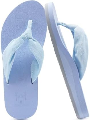 Flip Flops for Women Arch Support Summer Beach Sandals Comfortable in Blue