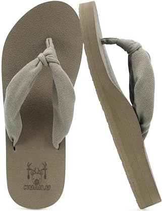 Flip Flops for Women Arch Support Summer Pool in Camel