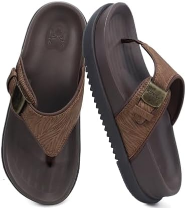 Flip Flops for Womens Platform Sandals in Brown