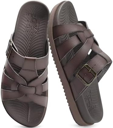 Gladiator Sandals for Women Comfortable Arch Support in Brown