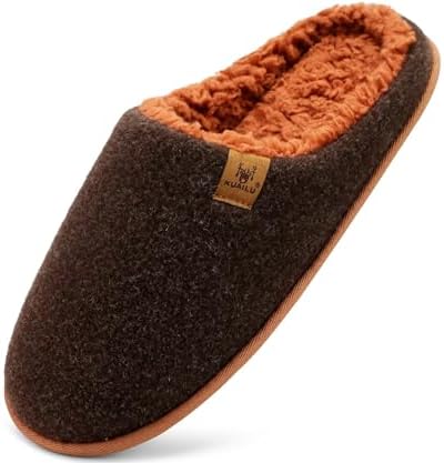 Mens House Memory Foam Slippers with Comfortable Warm