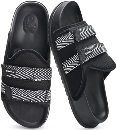 Mens Sandals Comfort Arch Support Fabric Sandal Slippers