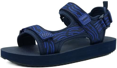 Men's Walking Sandals with Arch Support in Dark Blue