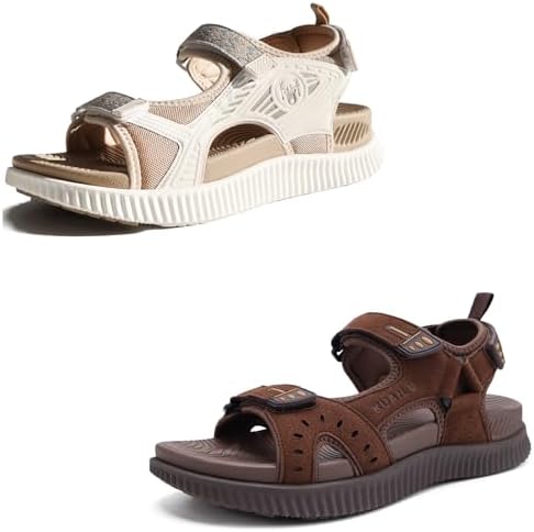 Set of 2 Pairs - Mens Hiking Sandals