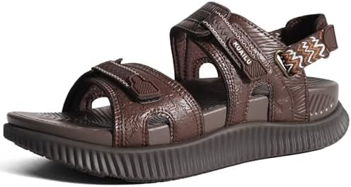 Womens Arch Support Walking Sandals Vacation in Brown