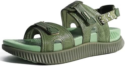 Womens Arch Support Walking Sandals Vacation in Green