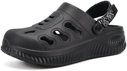 Womens Classic Recovery Clogs Waterproof & Quick in All Black