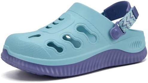 Womens Classic Recovery Clogs Waterproof & Quick in Aqua Blue