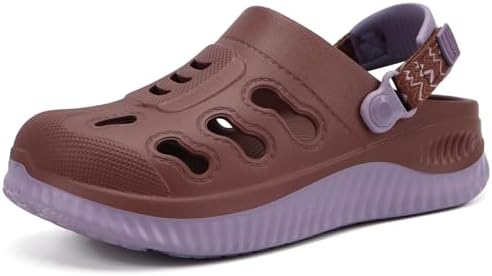 Womens Classic Recovery Clogs Waterproof & Quick in Dark Brown