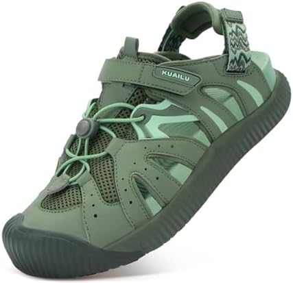 Womens Closed Toe Walking Sandals with Arch Support
