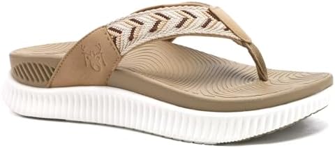 Womens Flip Flops with Arch Support Cushion Recovery
