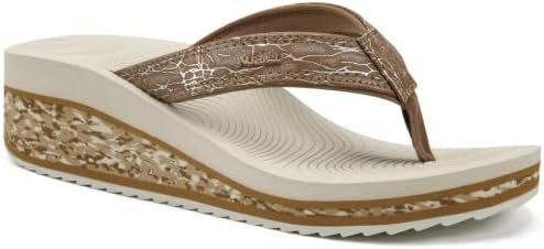 Womens Platform Flip Flops Arch Support Yoga Mat Boho