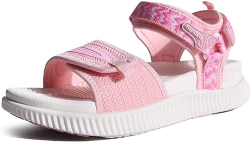 Womens Recovery Walking Arch Support Sandals in Pink