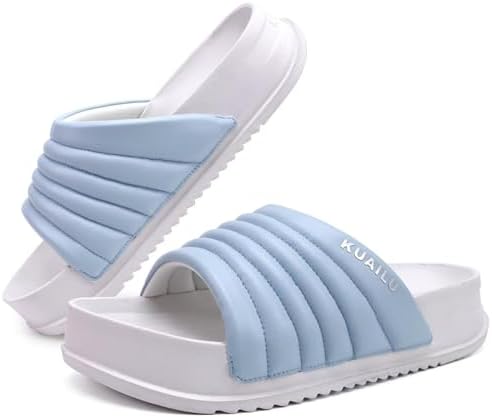 Womens Sandals with Arch Support Comfortable in Light Blue