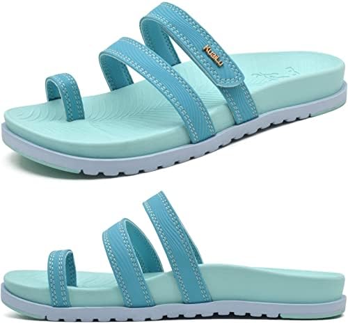 Womens Slides Sandals with Arch Support Comfort in Blue