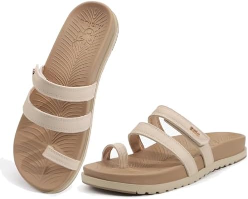 Womens Slides Sandals With Arch Support Comfort