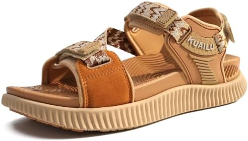 Womens Walking Sandals with Arch Support Recovery in Khaki